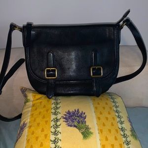 FRYE Black Lily Crossbody Handbag Leather